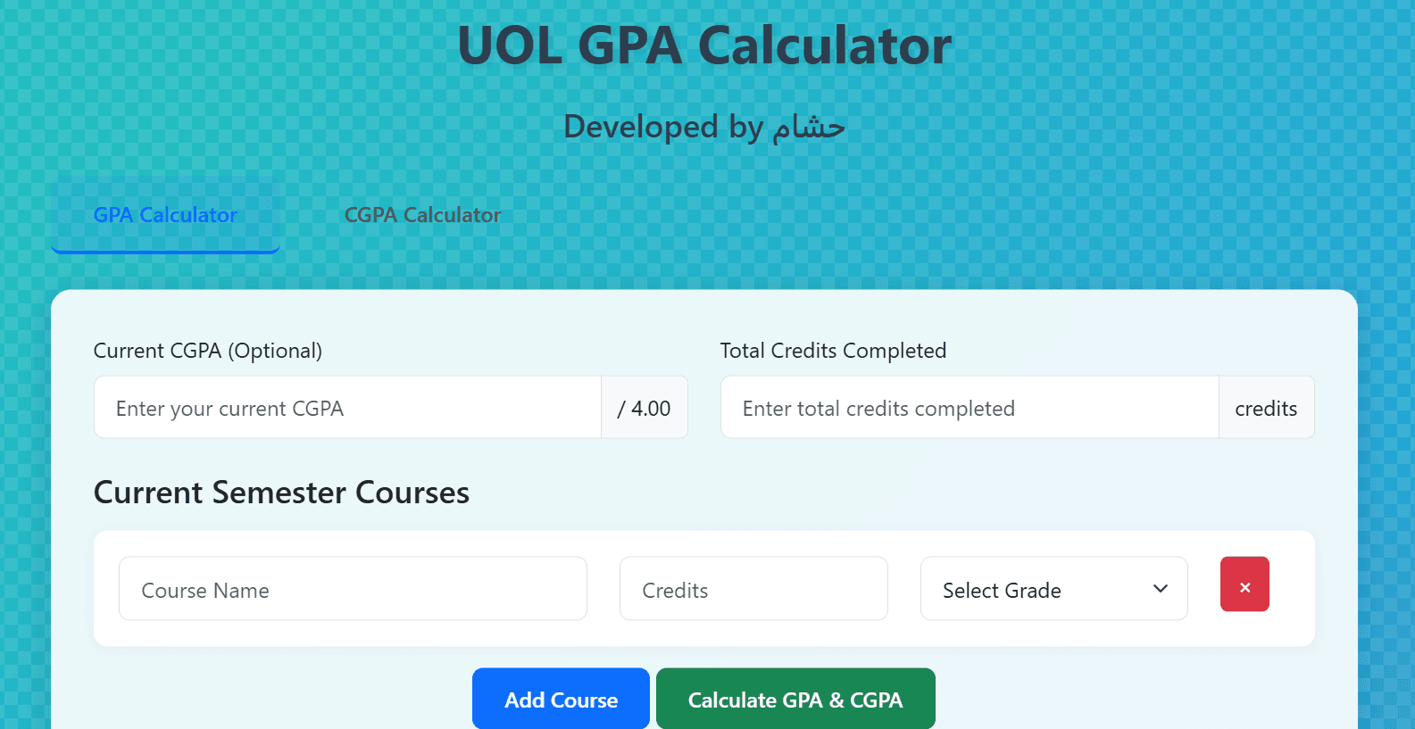 GPA Calculator